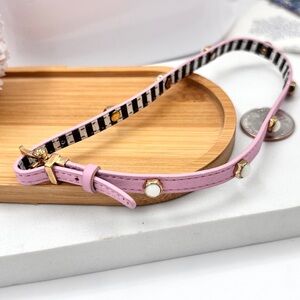 Henri Bendel Gold Tone Green Leather Wrap Bracelet